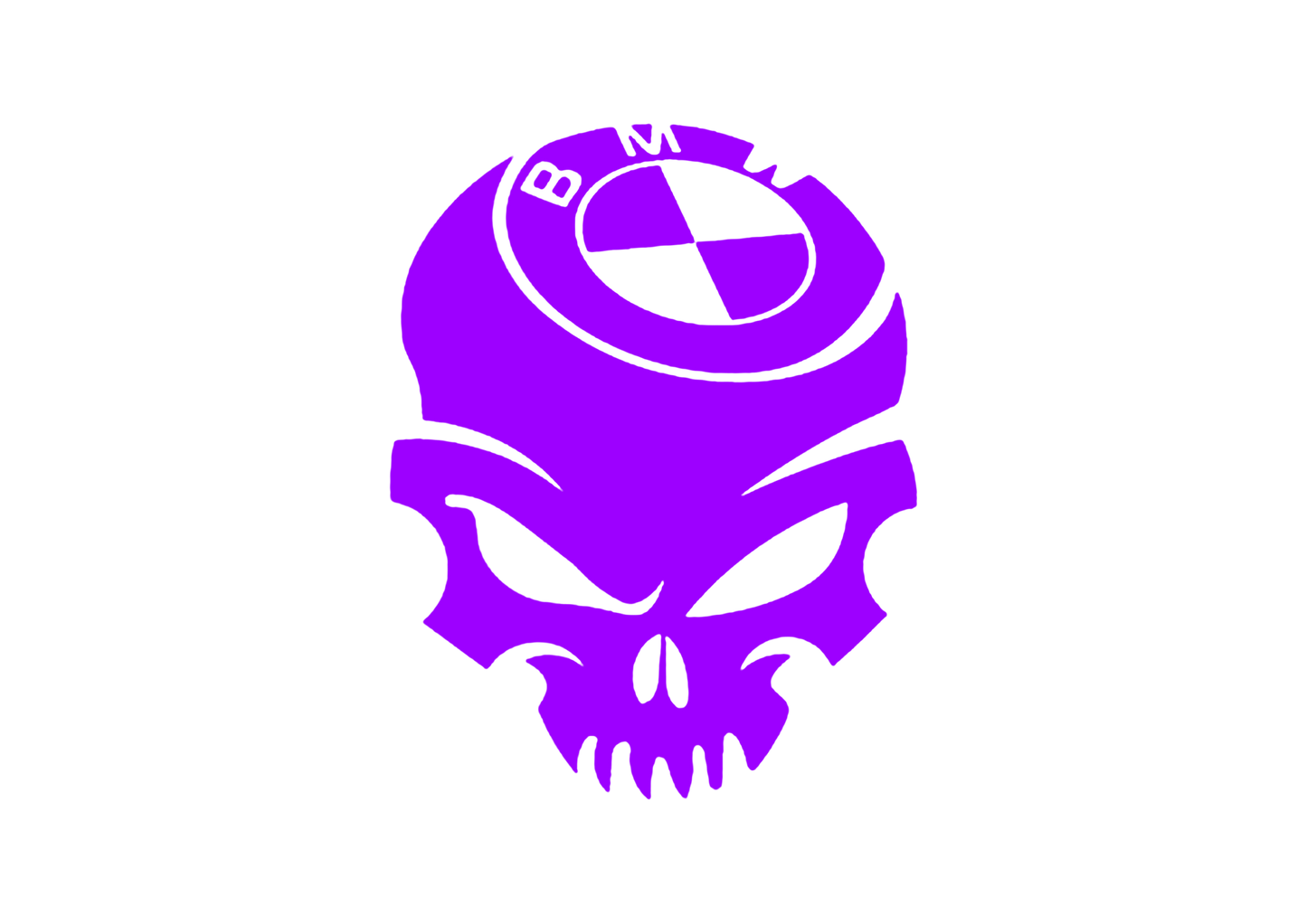 Sticker - BMW SKULL 2