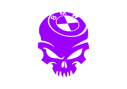 Sticker - BMW SKULL 2