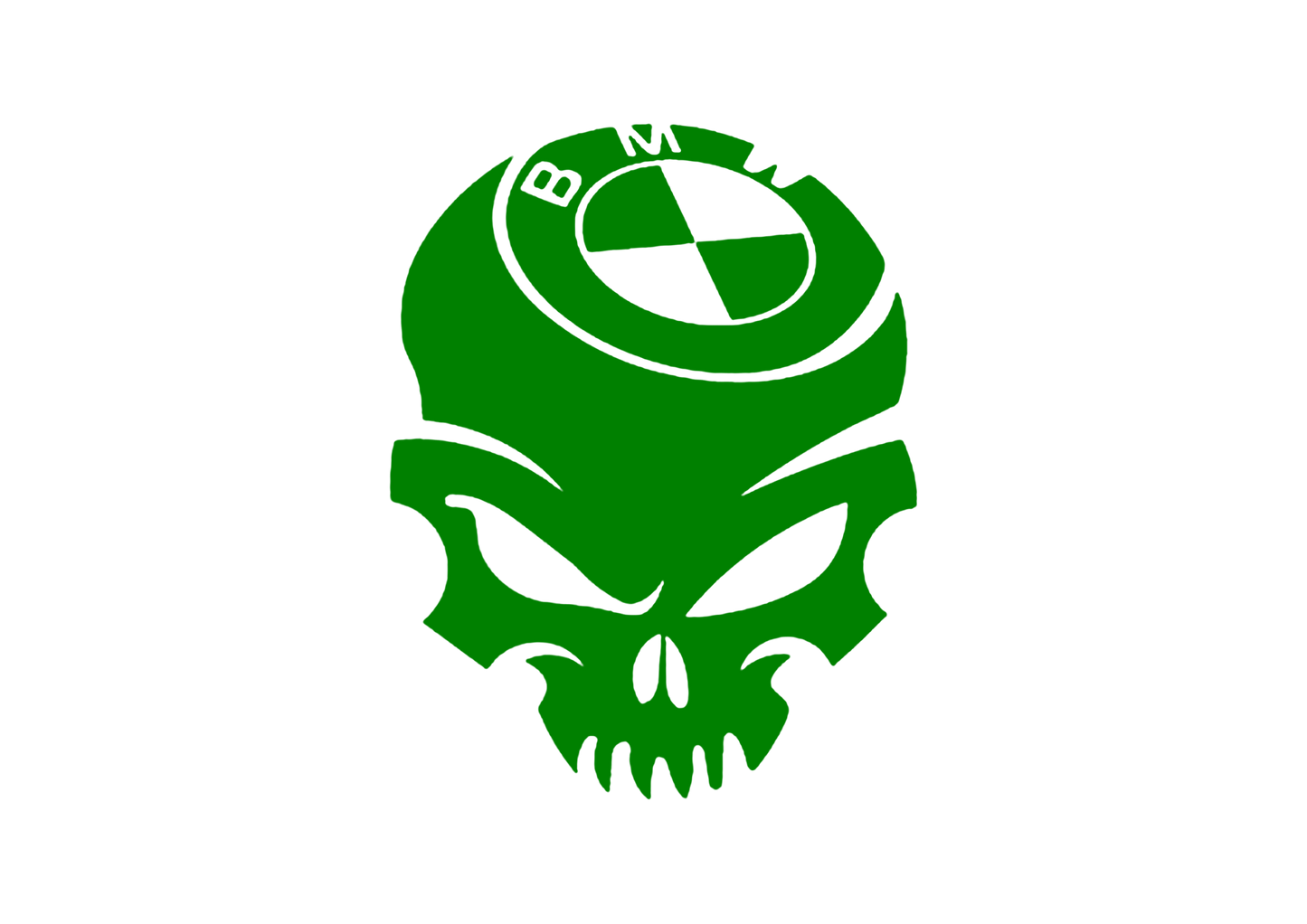 Sticker - BMW SKULL 2