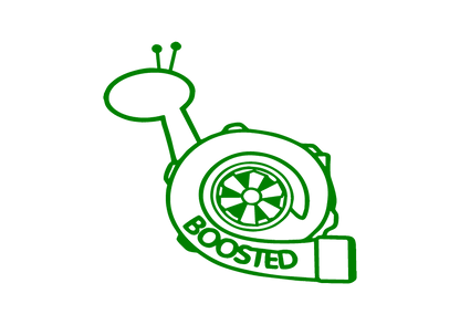 Sticker - BOOSTED SNAIL