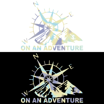 Sticker - ON AN ADVENTURE BUSOLA