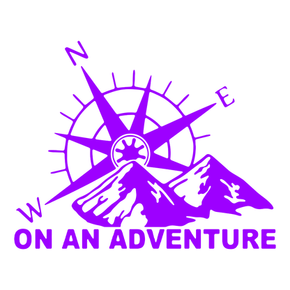 Sticker - ON AN ADVENTURE BUSOLA
