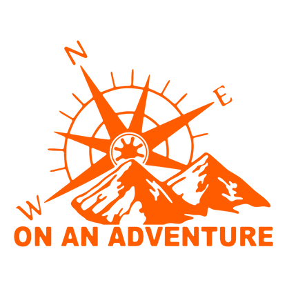 Sticker - ON AN ADVENTURE BUSOLA