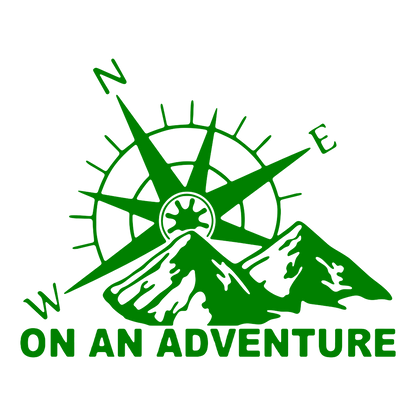 Sticker - ON AN ADVENTURE BUSOLA