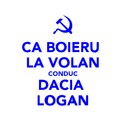 Sticker - CA BOIERU LA VOLAN
