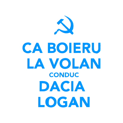 Sticker - CA BOIERU LA VOLAN