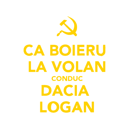 Sticker - CA BOIERU LA VOLAN