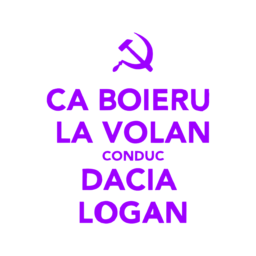 Sticker - CA BOIERU LA VOLAN