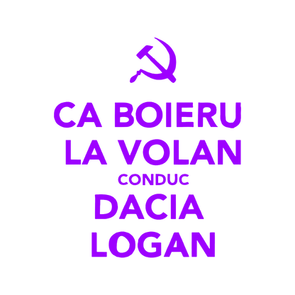 Sticker - CA BOIERU LA VOLAN