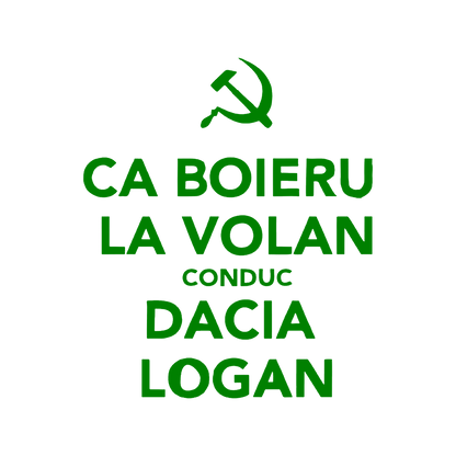 Sticker - CA BOIERU LA VOLAN