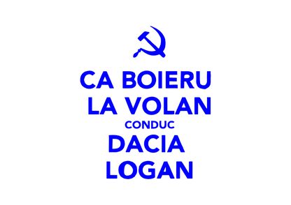 Sticker - CA BOIERU LA VOLAN
