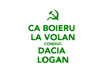 Sticker - CA BOIERU LA VOLAN