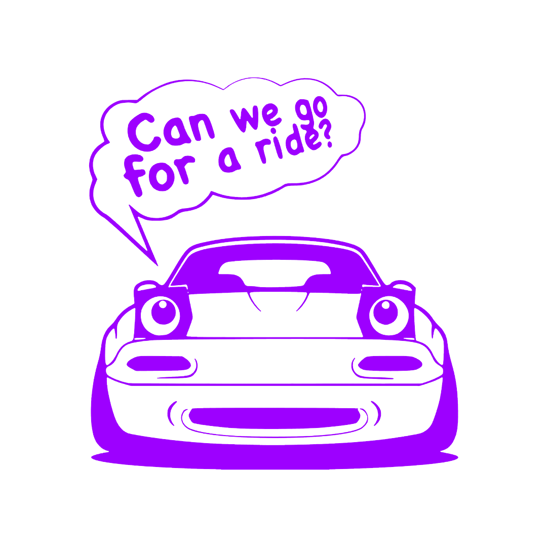Sticker - CAN WE GO FOR A RIDE