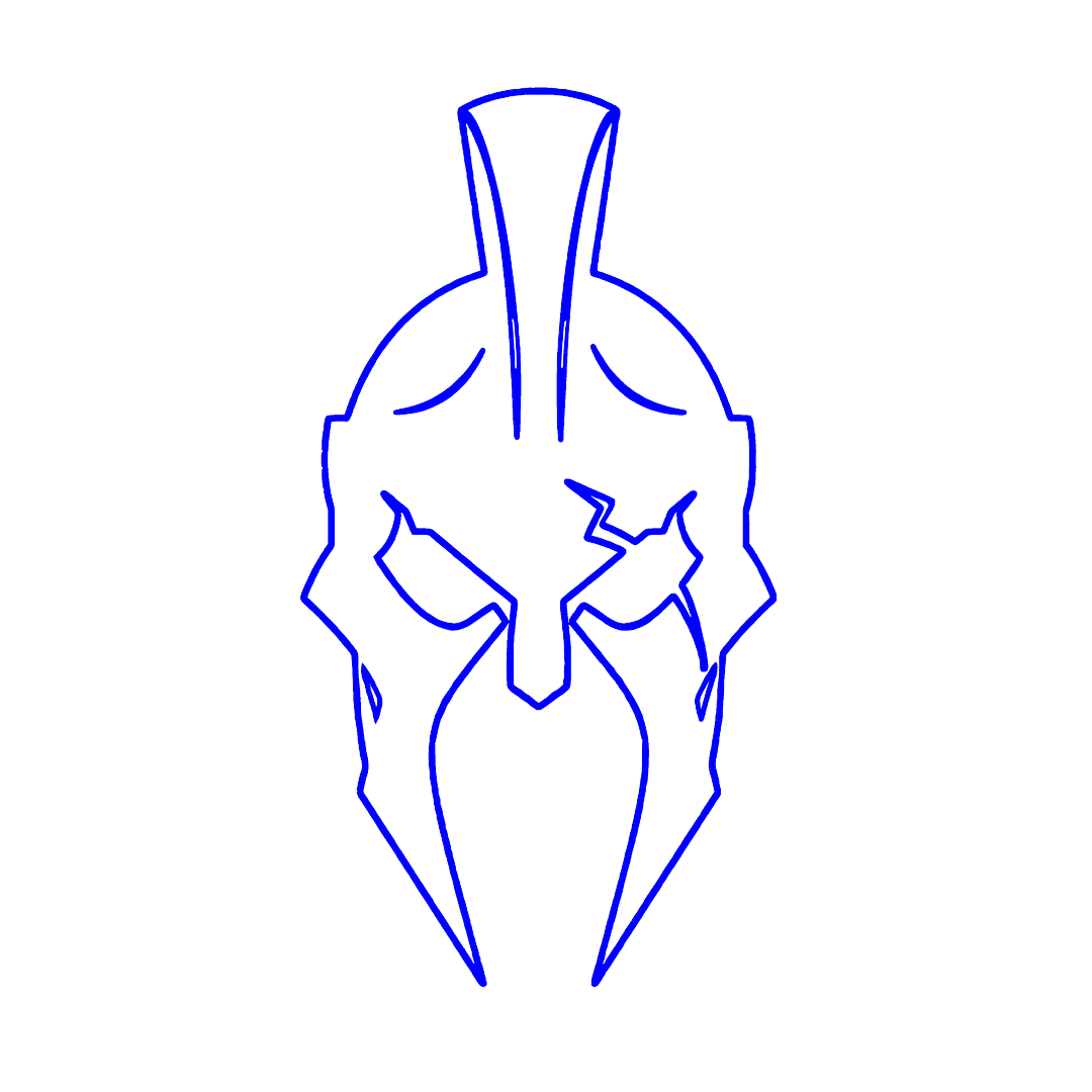 Sticker Luneta - SPARTAN HELMET