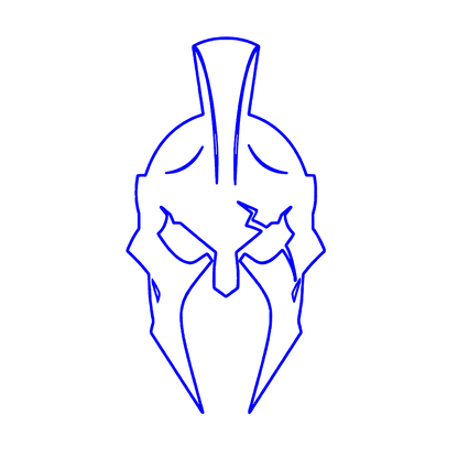 Sticker Luneta - SPARTAN HELMET