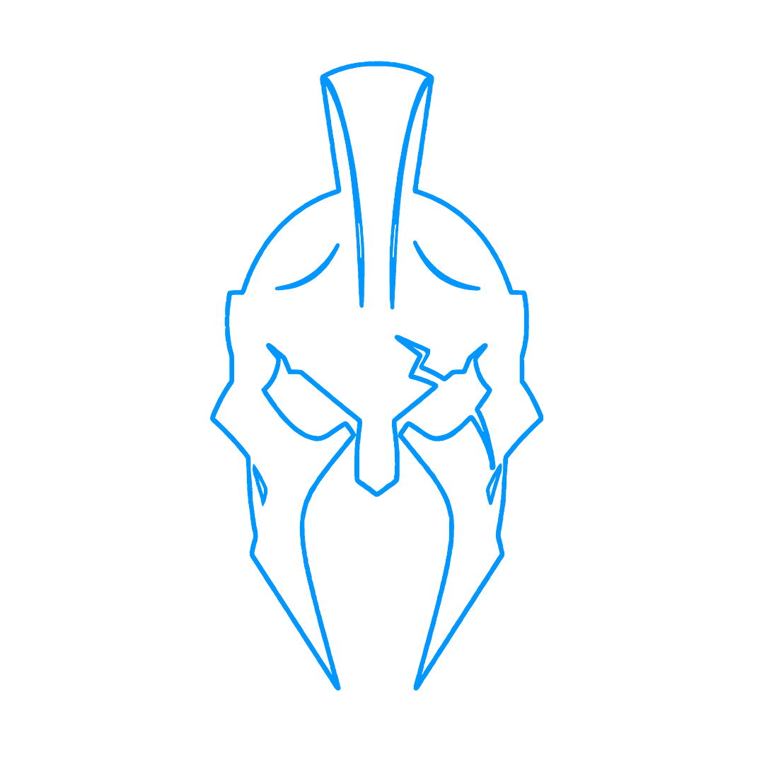Sticker Luneta - SPARTAN HELMET