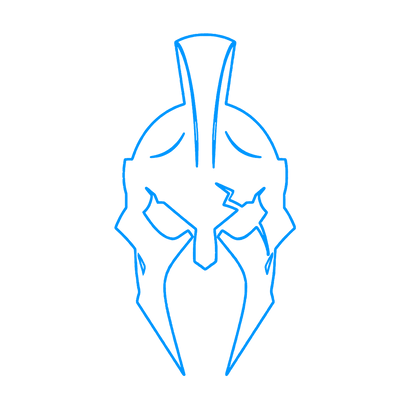 Sticker Luneta - SPARTAN HELMET