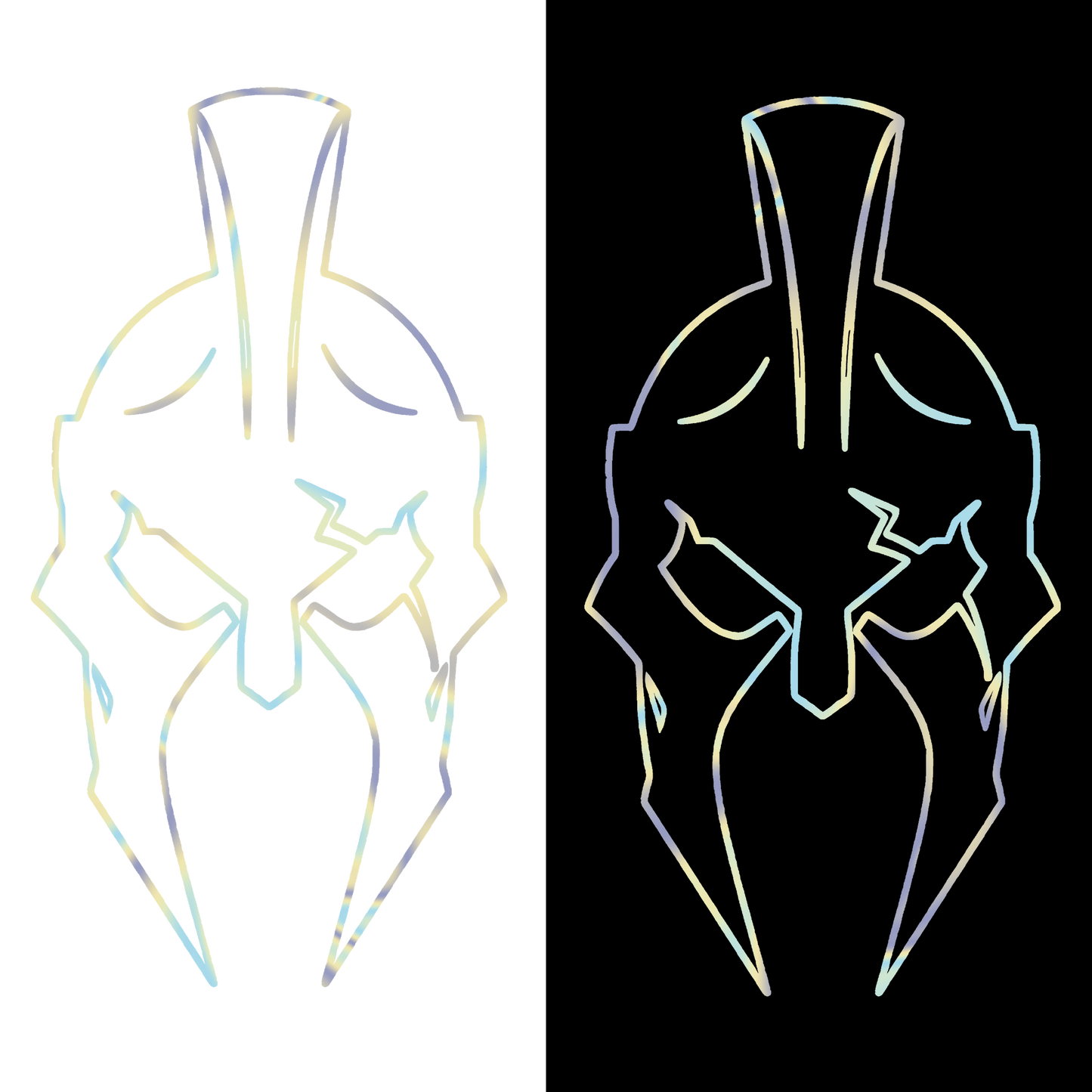 Sticker Luneta - SPARTAN HELMET