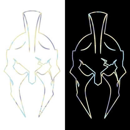 Sticker Luneta - SPARTAN HELMET
