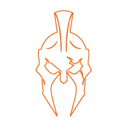 Sticker Luneta - SPARTAN HELMET