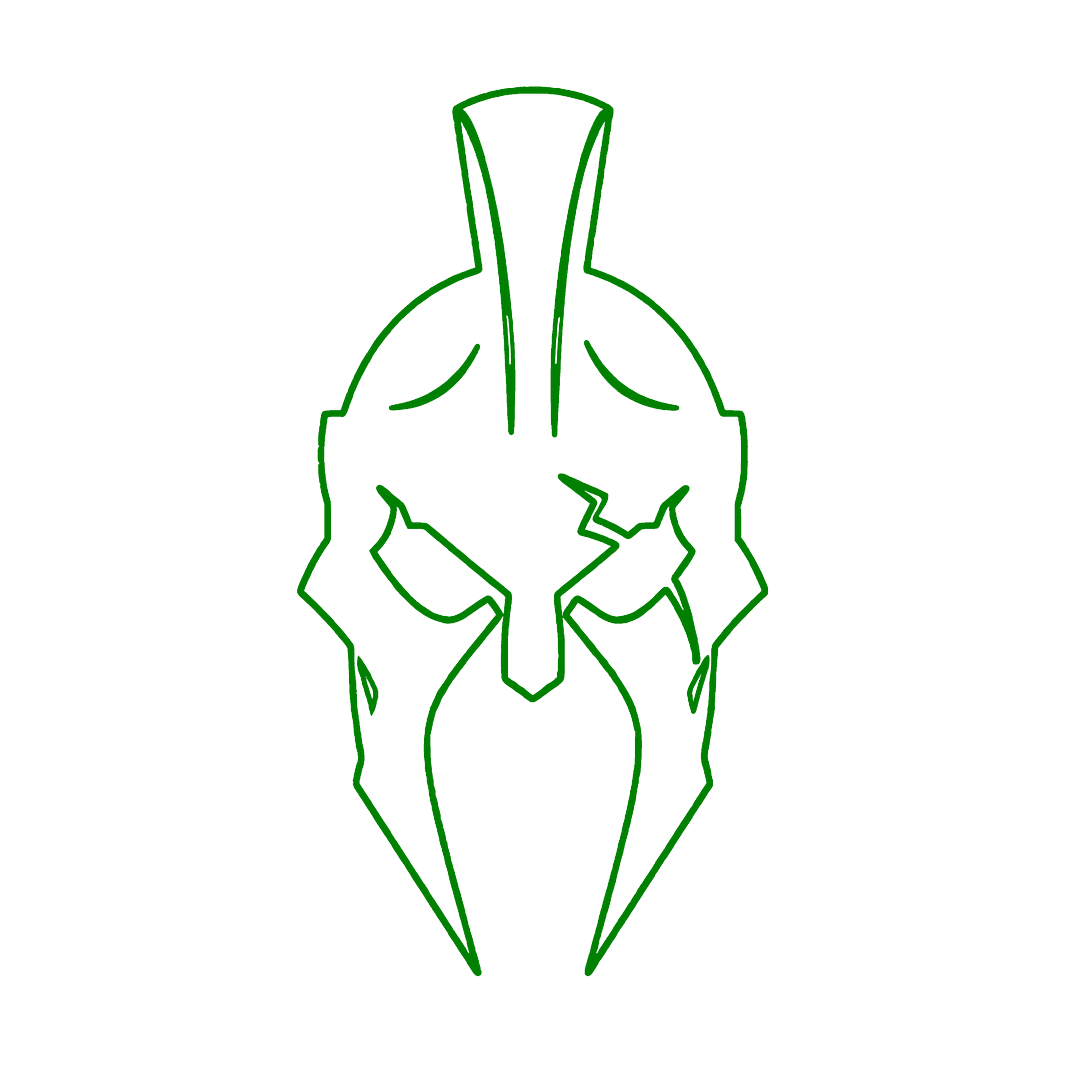 Sticker Luneta - SPARTAN HELMET