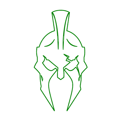 Sticker Luneta - SPARTAN HELMET