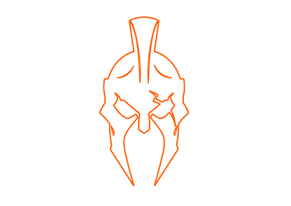 Sticker Luneta - SPARTAN HELMET