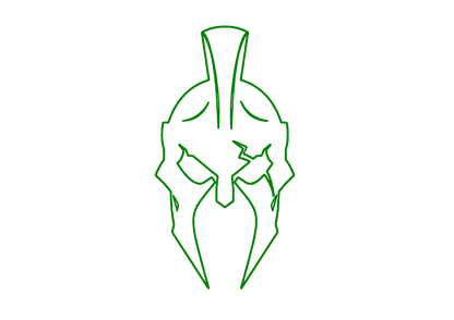 Sticker Luneta - SPARTAN HELMET