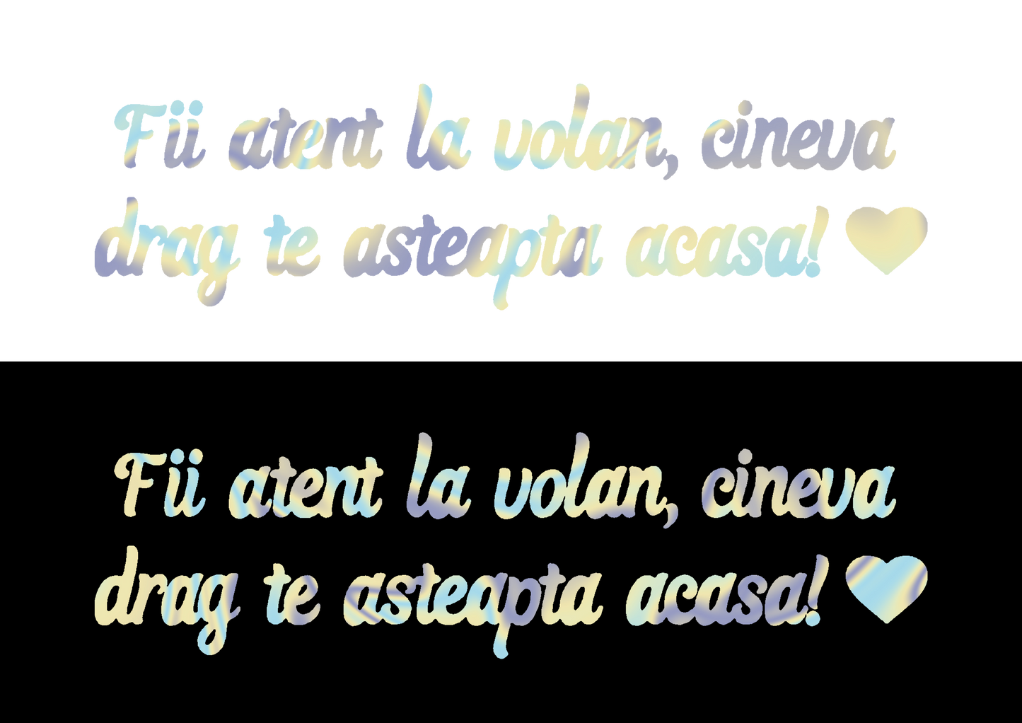 Sticker - FII ATENT LA VOLAN