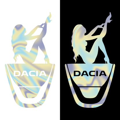 Sticker - DACIA GIRL 2