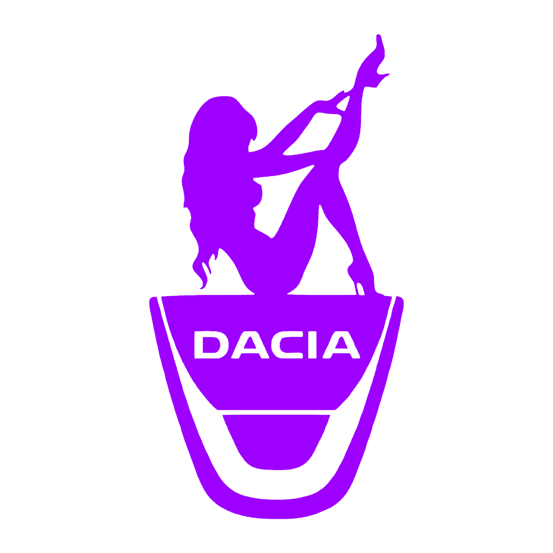 Sticker - DACIA GIRL 2
