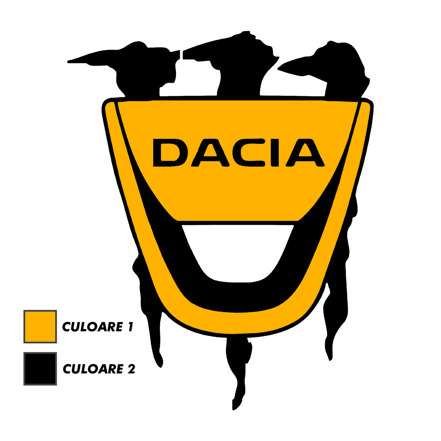 Sticker - DACIA MONSTER