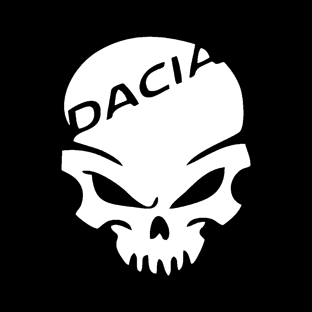 Sticker - DACIA SKULL
