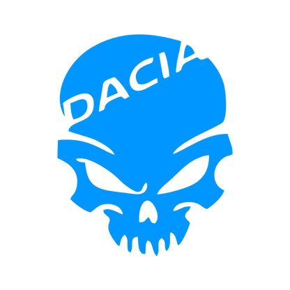 Sticker - DACIA SKULL