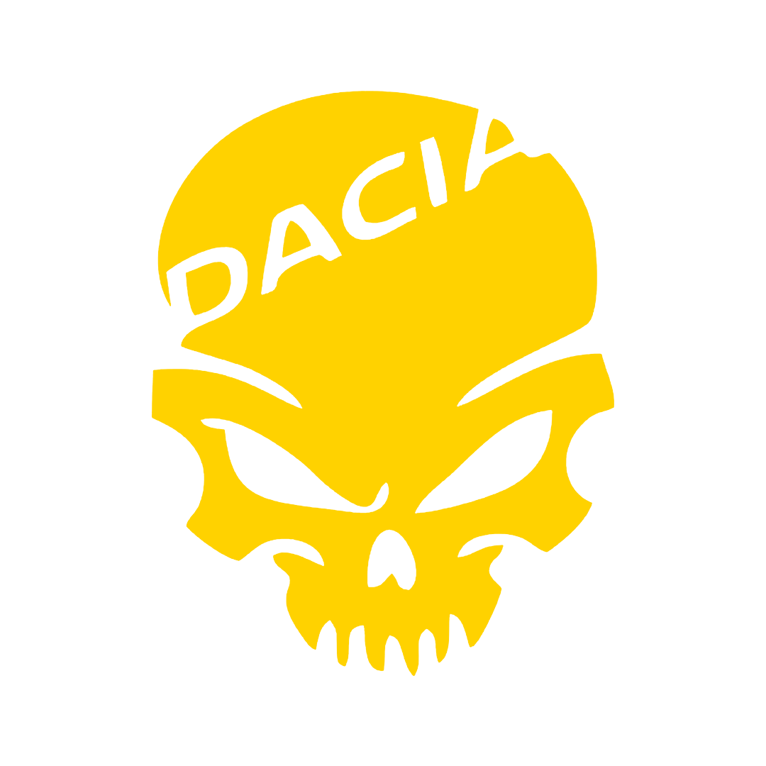 Sticker - DACIA SKULL