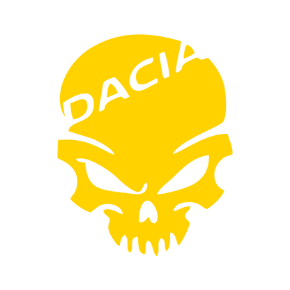 Sticker - DACIA SKULL