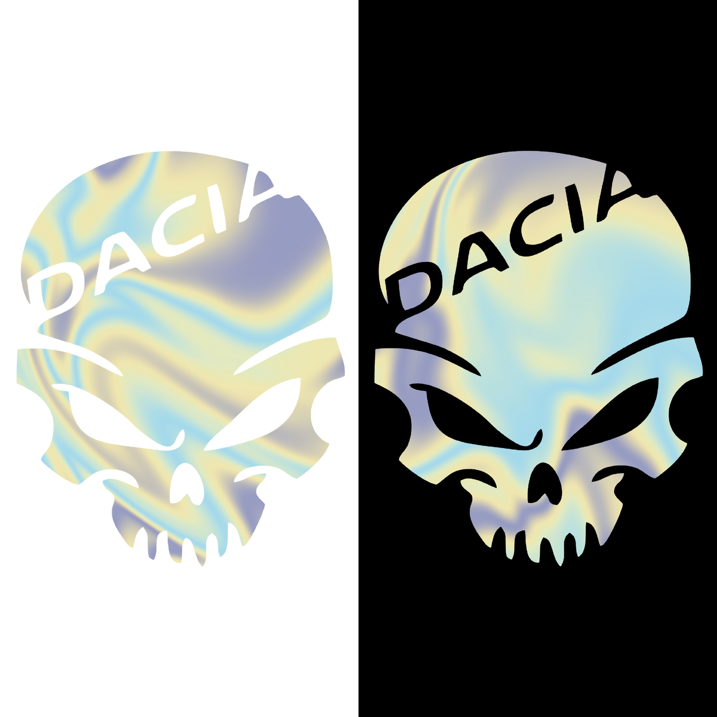 Sticker - DACIA SKULL