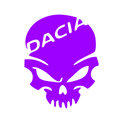 Sticker - DACIA SKULL
