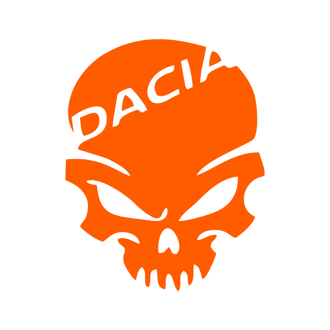 Sticker - DACIA SKULL