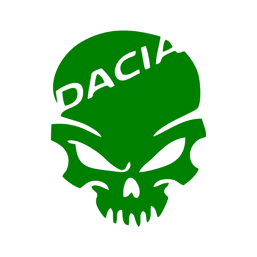 Sticker - DACIA SKULL