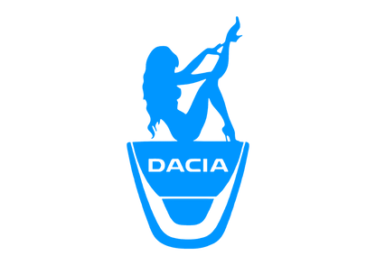 Sticker - DACIA GIRL 2