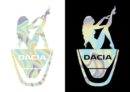 Sticker - DACIA GIRL 2