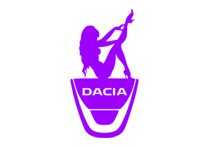 Sticker - DACIA GIRL 2