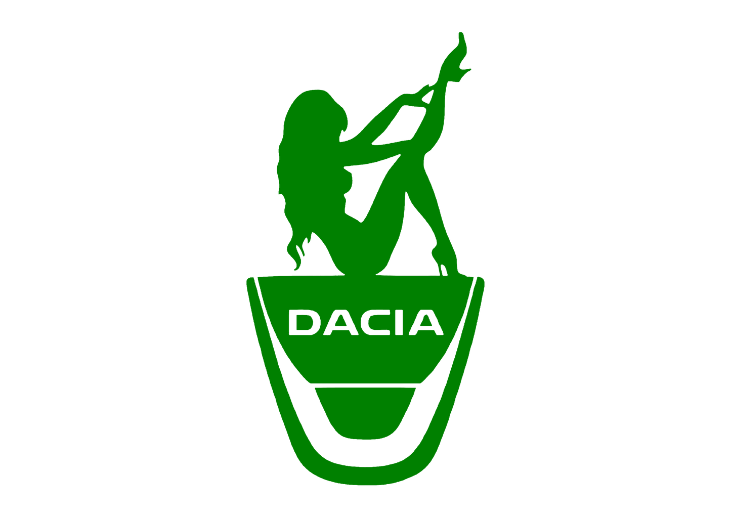 Sticker - DACIA GIRL 2
