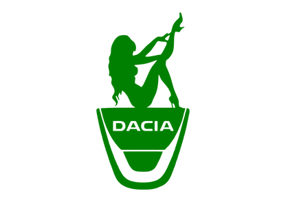Sticker - DACIA GIRL 2