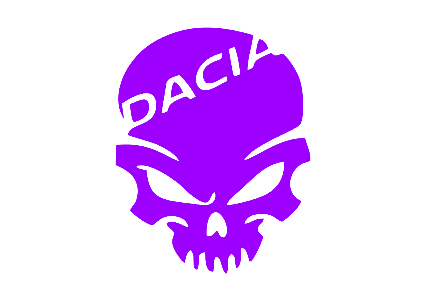 Sticker - DACIA SKULL 1