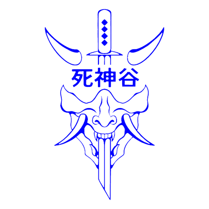 Sticker Luneta - DEMON KATANA