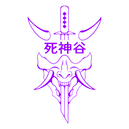 Sticker Luneta - DEMON KATANA