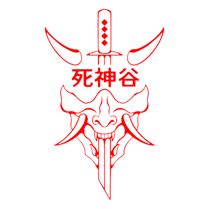 Sticker Luneta - DEMON KATANA