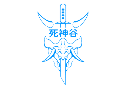 Sticker Luneta - DEMON KATANA
